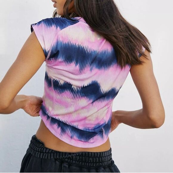Free‎ People Movement True North Magenta Tee small NWT - Picture 4 of 14